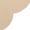 Ekena Millwork 5"W x 20"D x 20"H Thin Crestline Rough Cedar Woodgrain TimberThane Corbel, Primed Tan CORUR05X20X20CRERCPR - alternate 3